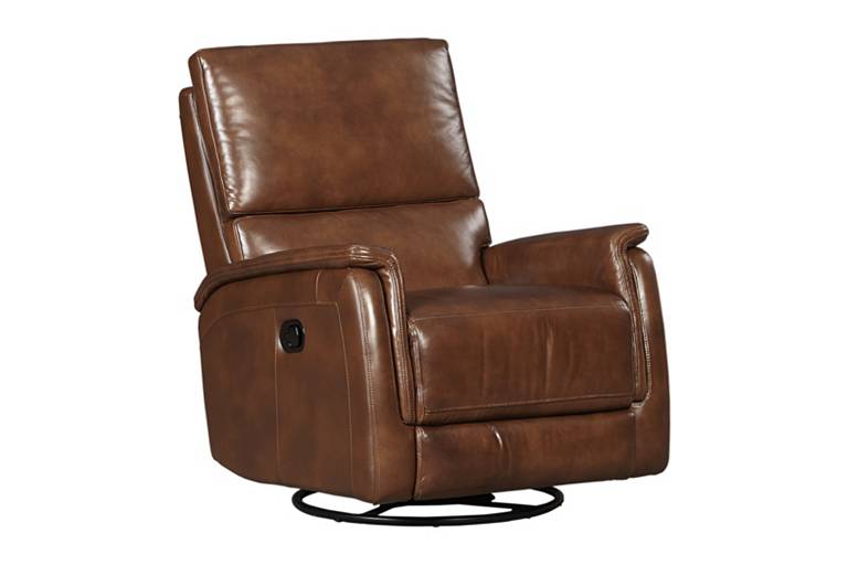 Lucas Swivel Recliner Find The, Brown Leather Swivel Recliner Chair