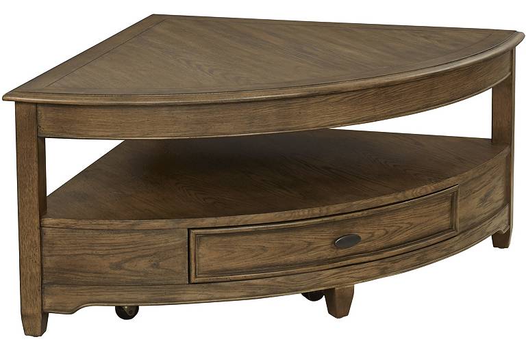 Anniston Wedge Coffee Table Find The, Wood Wedge Coffee Table Lift Top