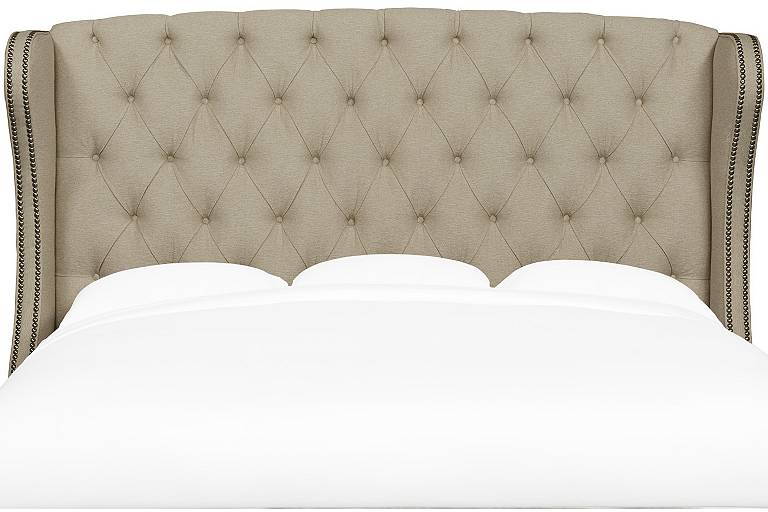 Darby King Upholstered Headboard Find, What Style Is A Tufted Headboard
