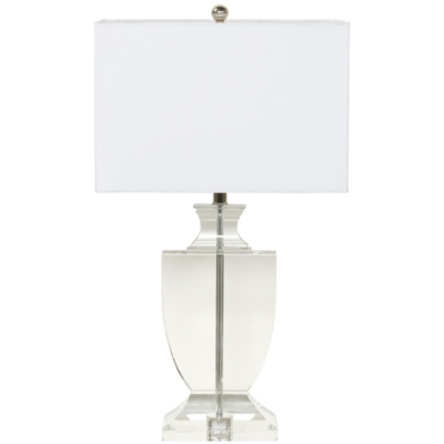 glass urn table lamp