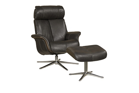 Astrid Chair With Ottoman Find The, Havertys Leather Chair