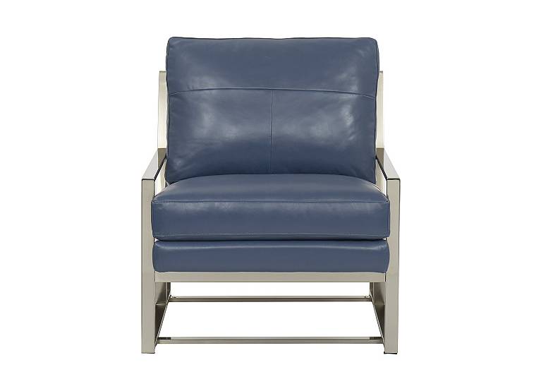 Lenox Leather Accent Chair Find The, Blue Leather Accent Chair