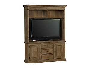 Entertainment Centers in Light and Dark Wood | Havertys