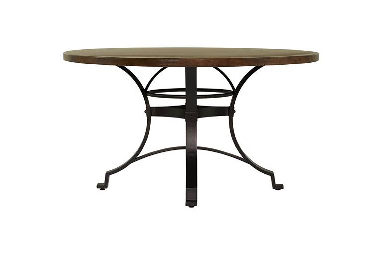 Copper Canyon Dining Table Find The, Hammered Copper Top Round Dining Table