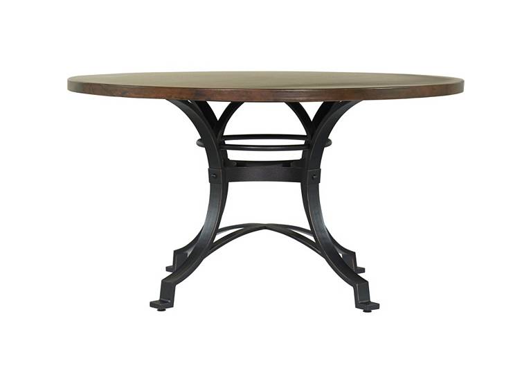 Copper Canyon Dining Table Find The, Round Copper Dining Table