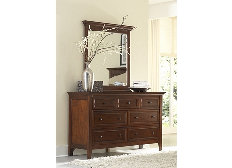 Dressers with Mirror in Dark and Light Wood | Havertys