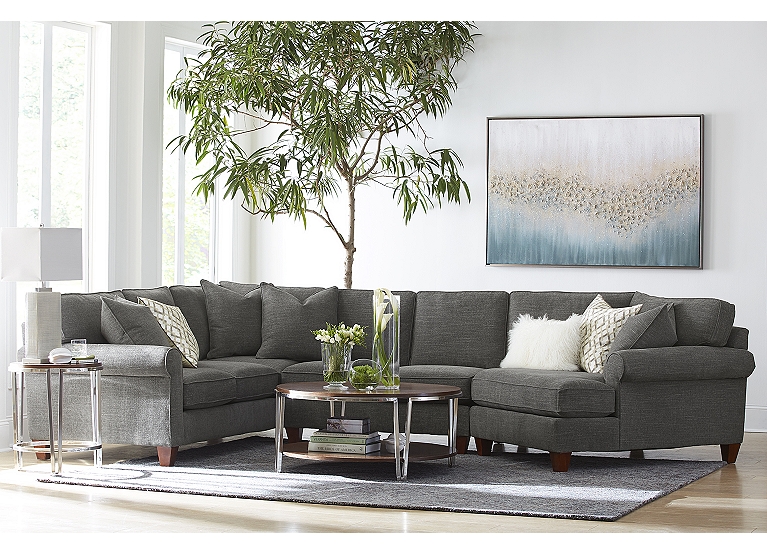 Corey Sectional Find The Perfect Style Havertys