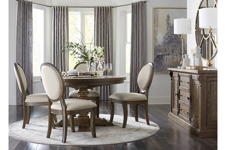 Avondale Ii Round Dining Table Find, Round Dining Room Table With Insert
