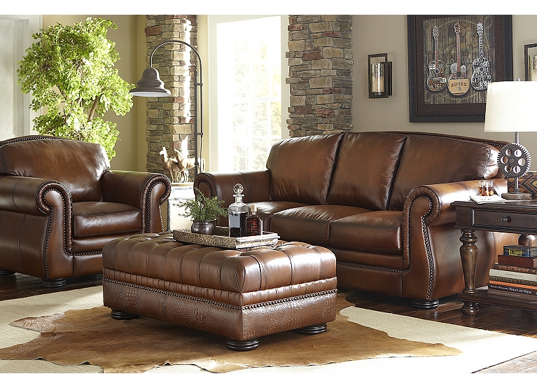 vintage autumn leather sofa reclining function