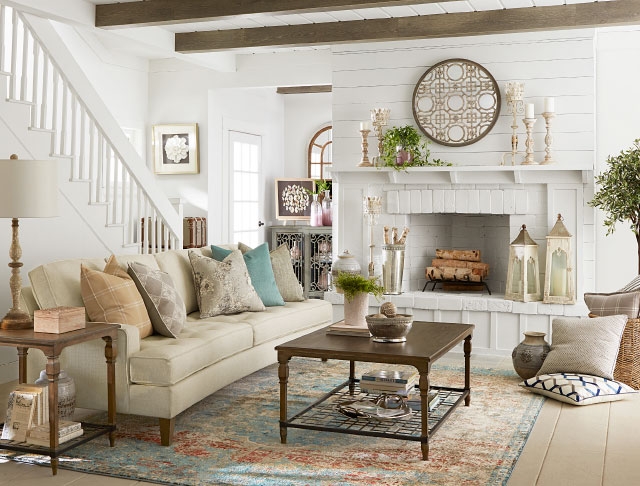 Havertys French Farmhouse Living Room
