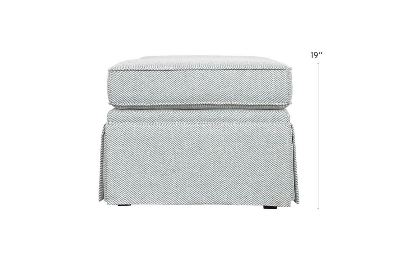 Lillian 22 Inch Sectional Ottoman