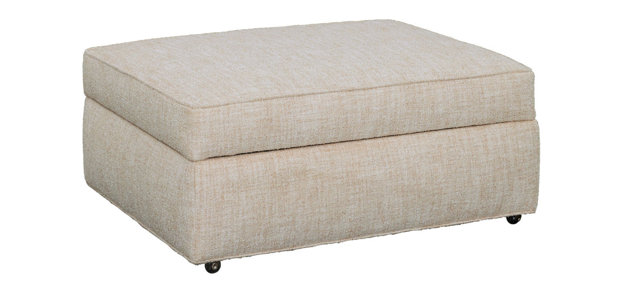 Havertys Elise Storage Ottoman