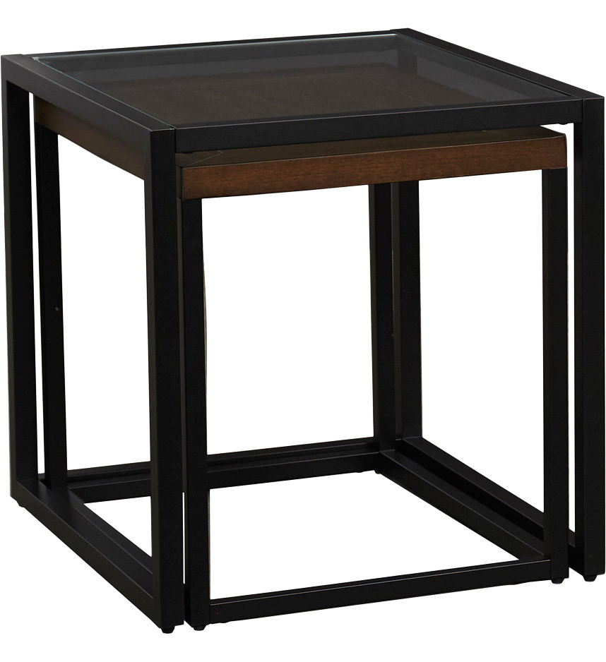 Havertys Archer Nesting Chairside Table