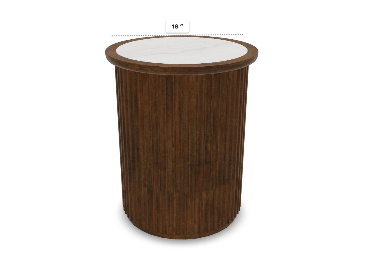 Graham Round End Table - Thumbnail 3