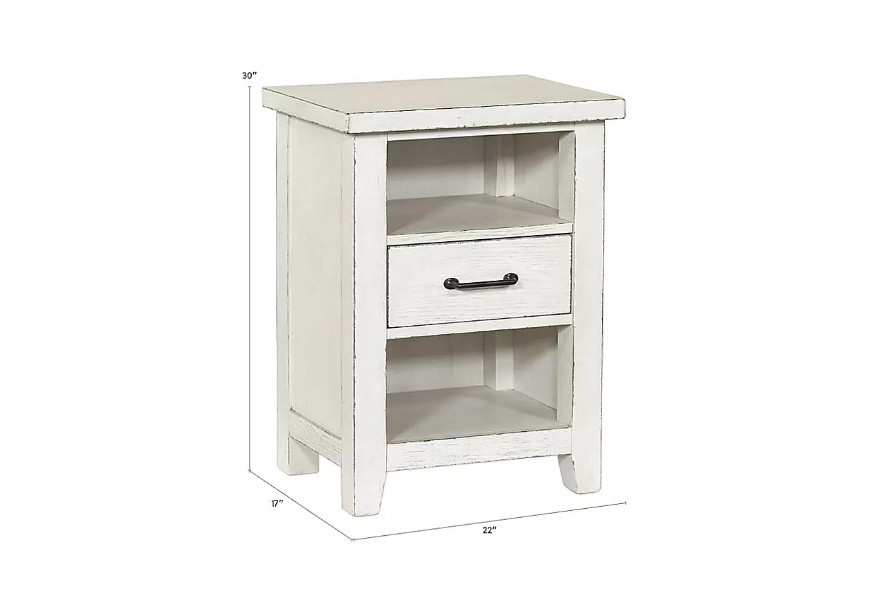 Havertys Briar Lake Open Nightstand