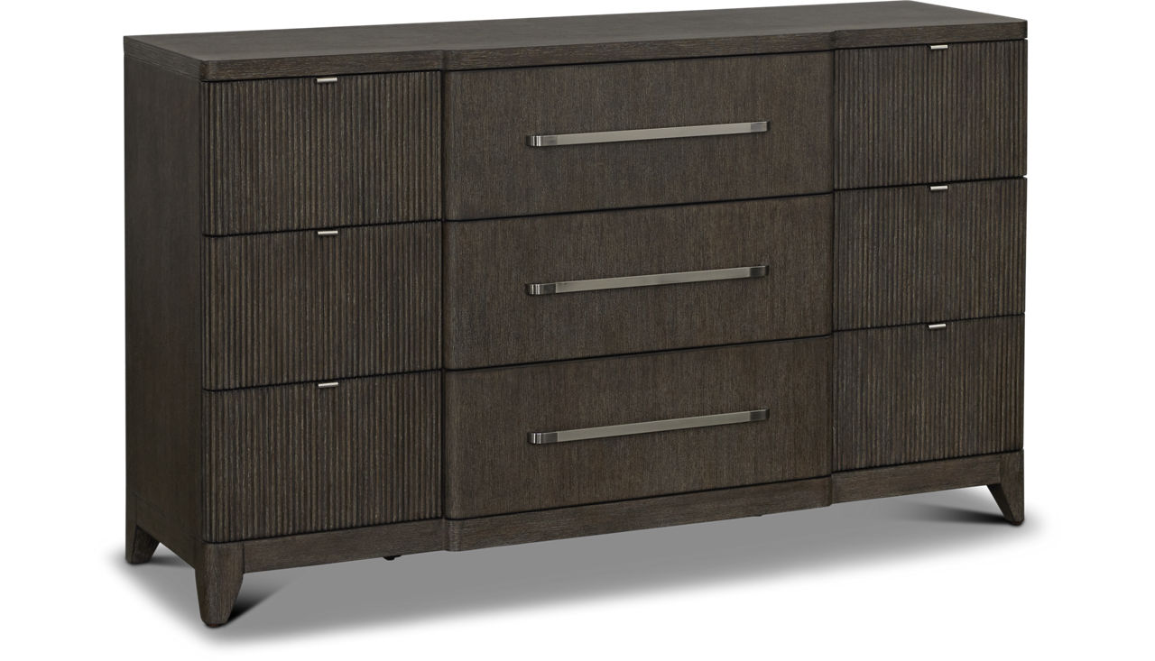 cascade brown 6 drawer dresser Crescent 6 Drawer Dresser