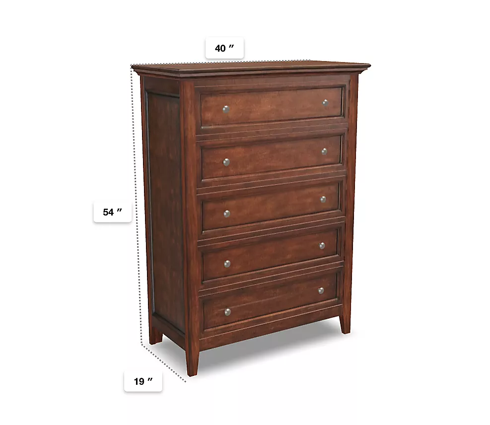 wood dresser chest 6 Drawer Dresser