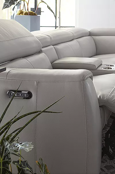 Leo power sectional reclined