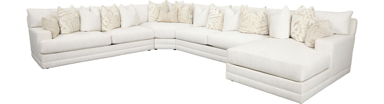 Havertys sectional with deals cuddler