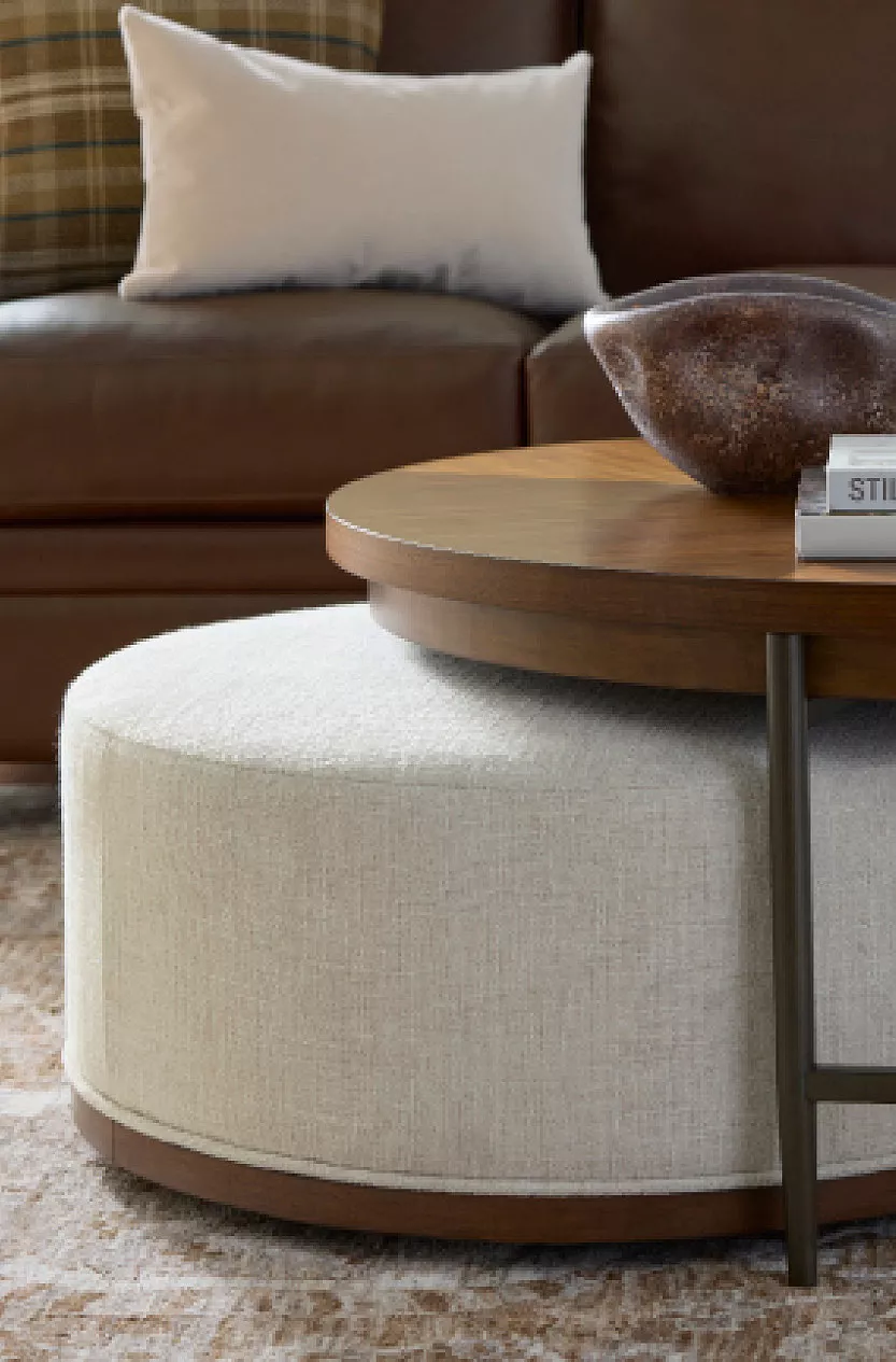 Ashford Park coffee table with ottoman