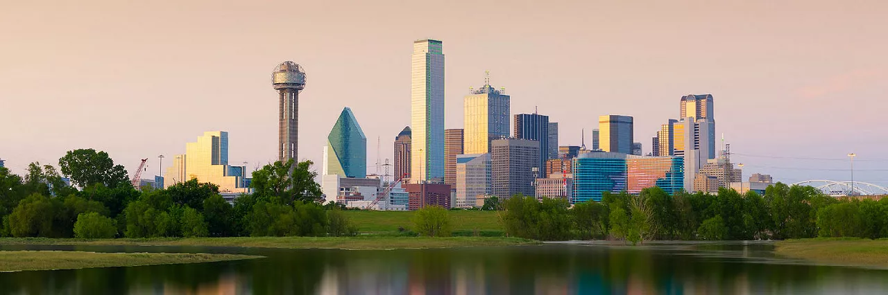 Dallas city skyline image