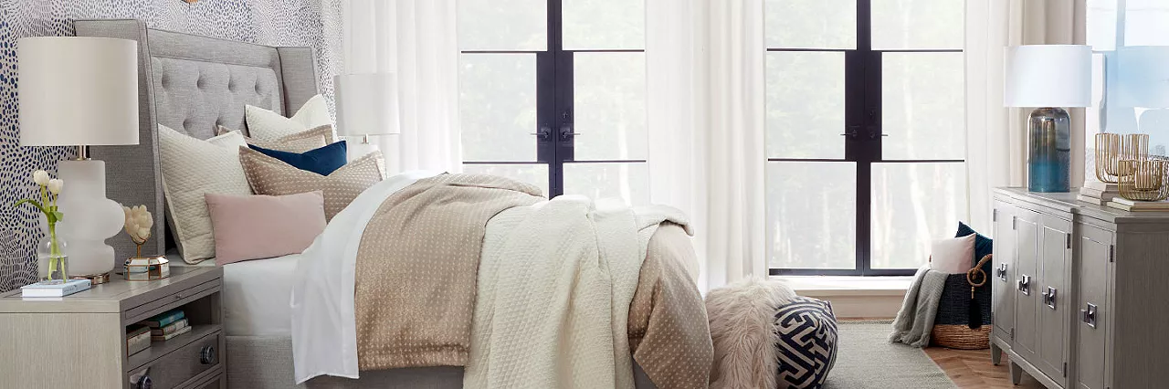 Room scene of a bedroom