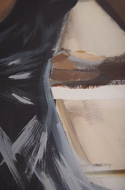 Grand Piano Wall Decor Detail