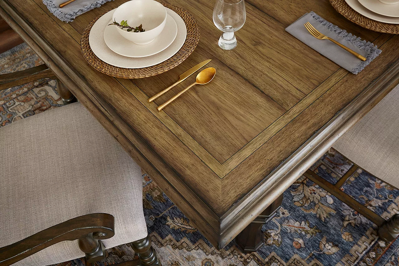 Detail of the Westminster dining table
