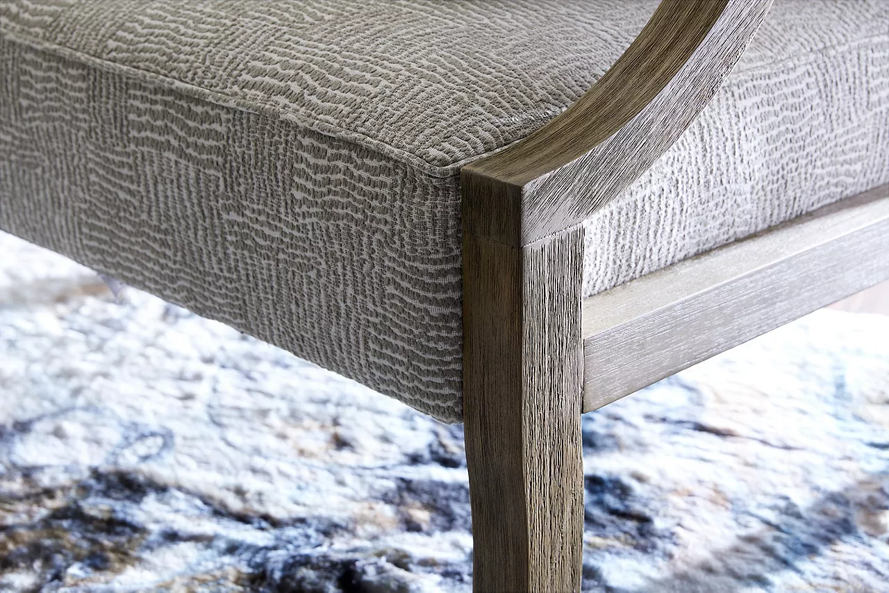 Detail of Gianna accent chair 