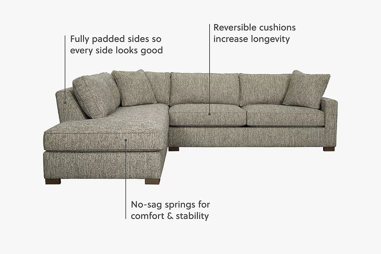 Katrina fabric sectional benefits