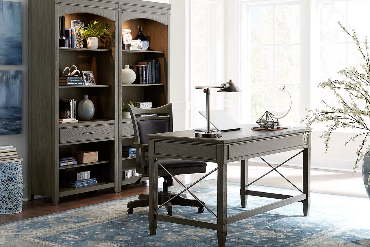 Room scene with Baylor Writing Desk and Baylor Desk Chair