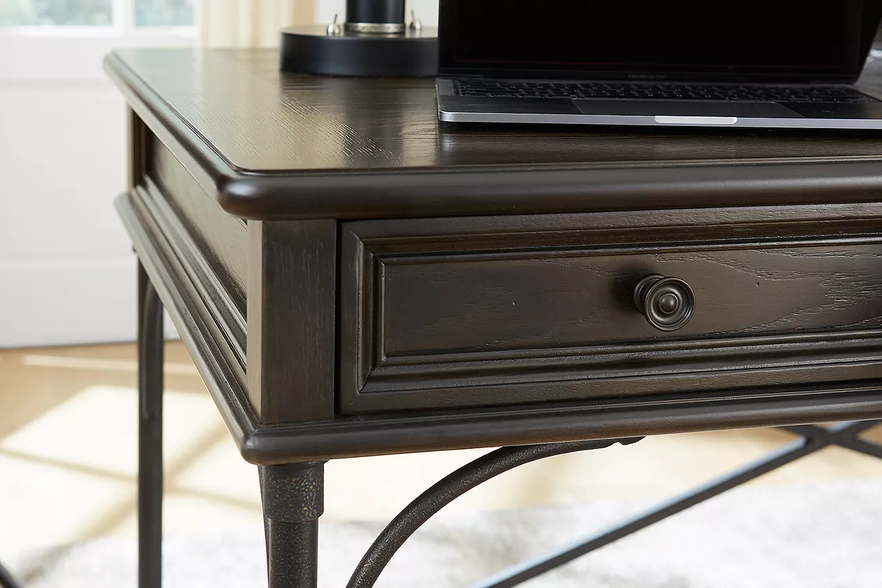 Detail of Barnes writing desk
