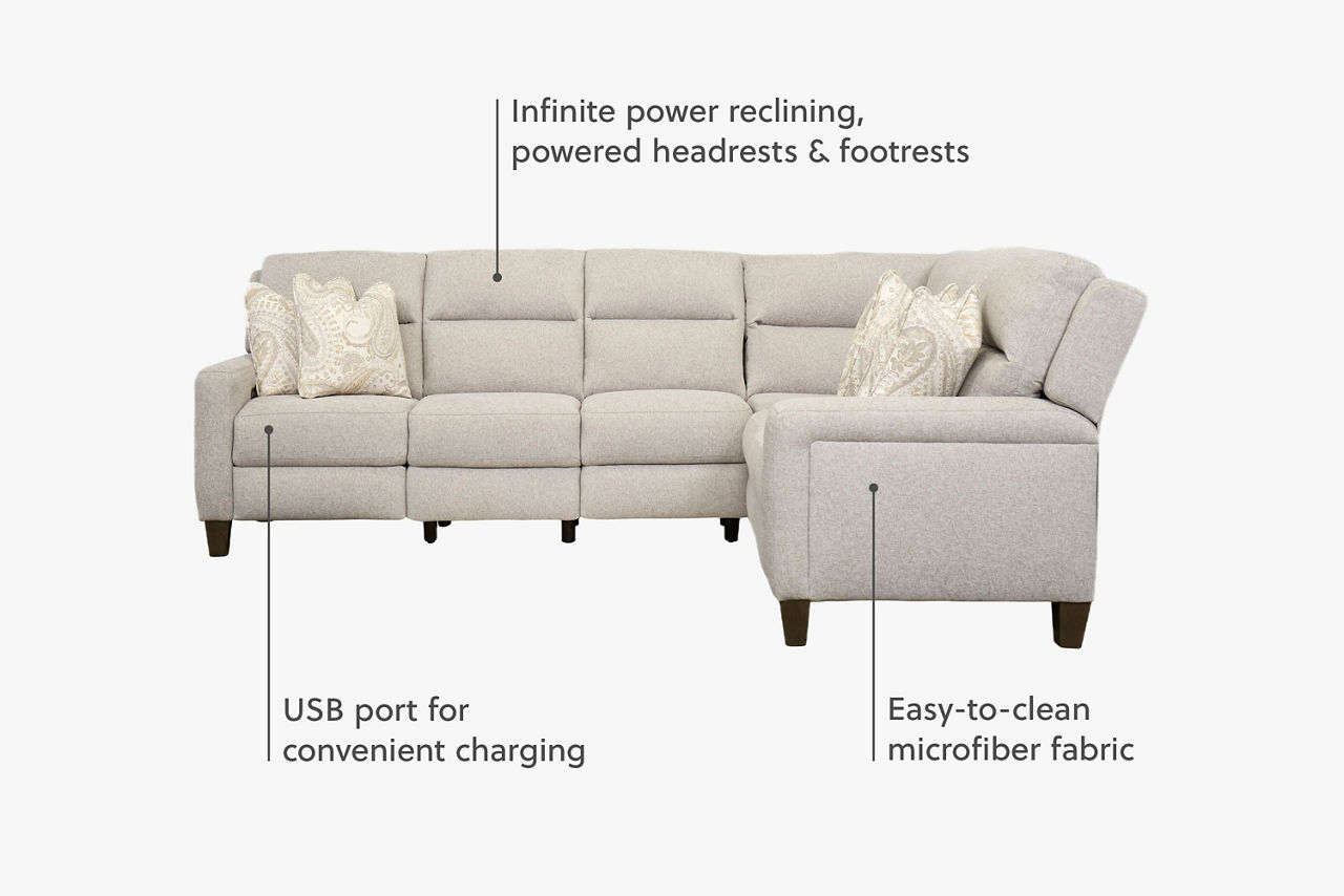 Ava Sectional - Thumbnail 5