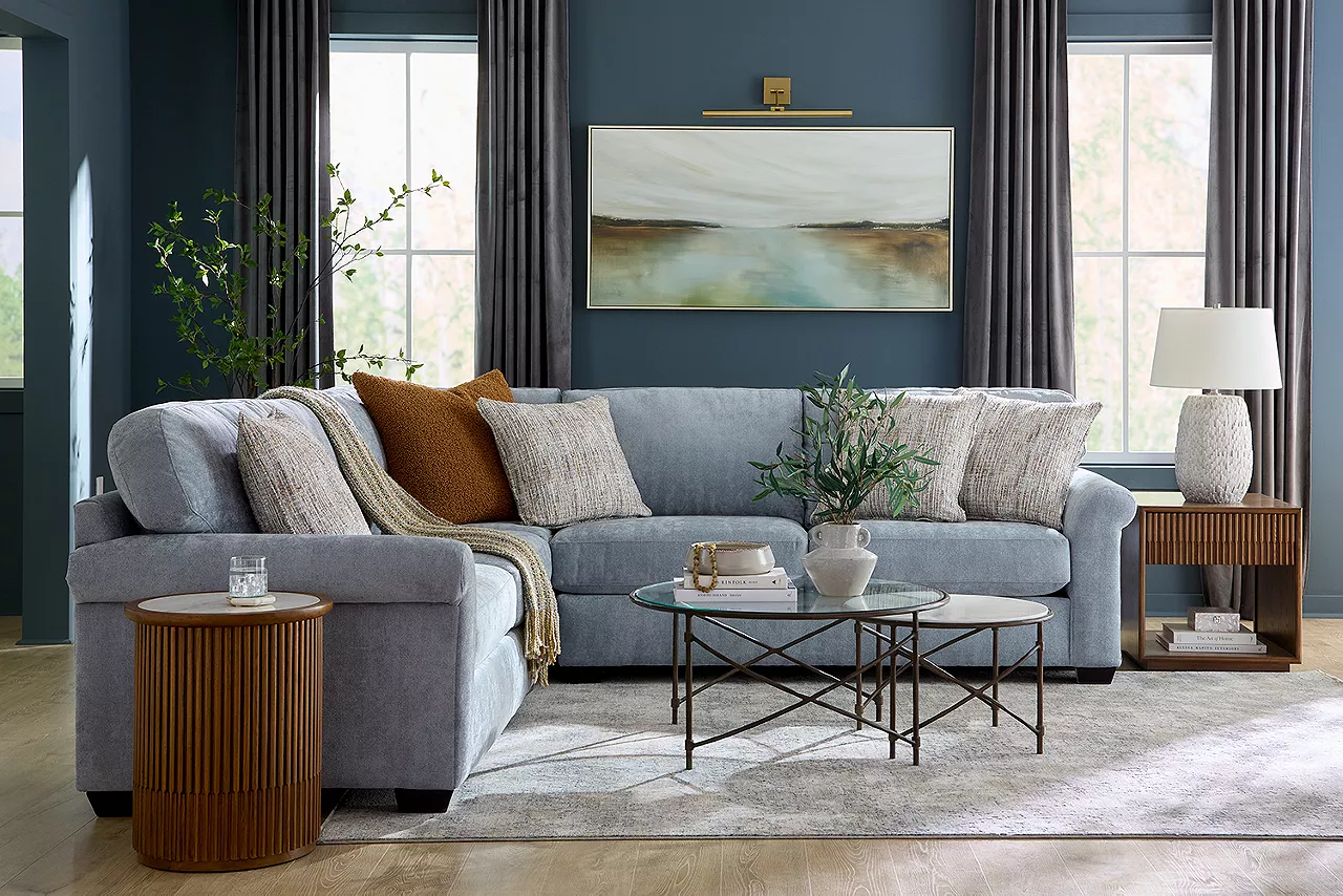 Image of Taylor Sectional in hudson in a room scene