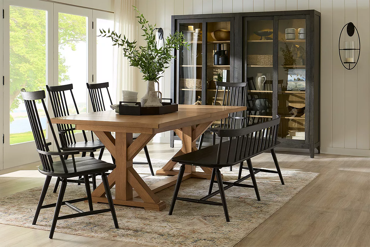 Raleigh Dining Table in a room scene