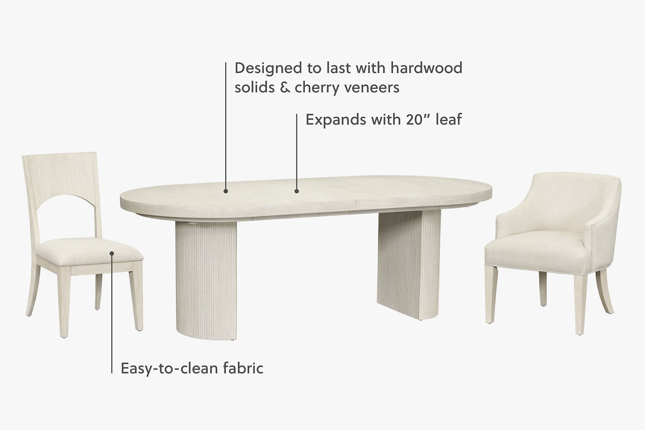 Havertys Cascade Dining Table - Thumbnail 3