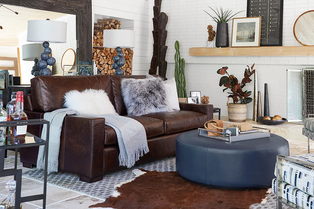 Mason 2 Seat Studio Sofa in a Roomscene. 