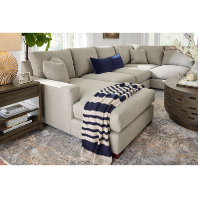 Havertys 2024 gray sectional