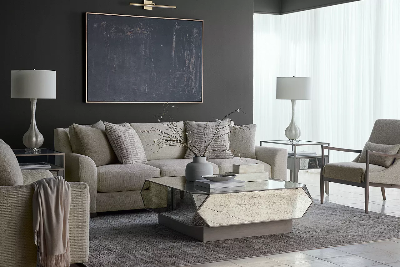 Rachel collection with Marilyn tables in a room scene