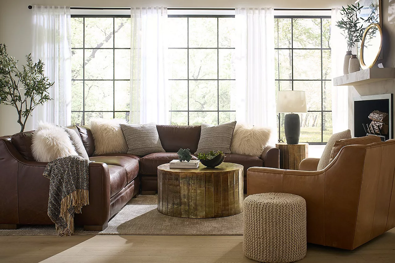 Image of Rachel sectional in a room scene