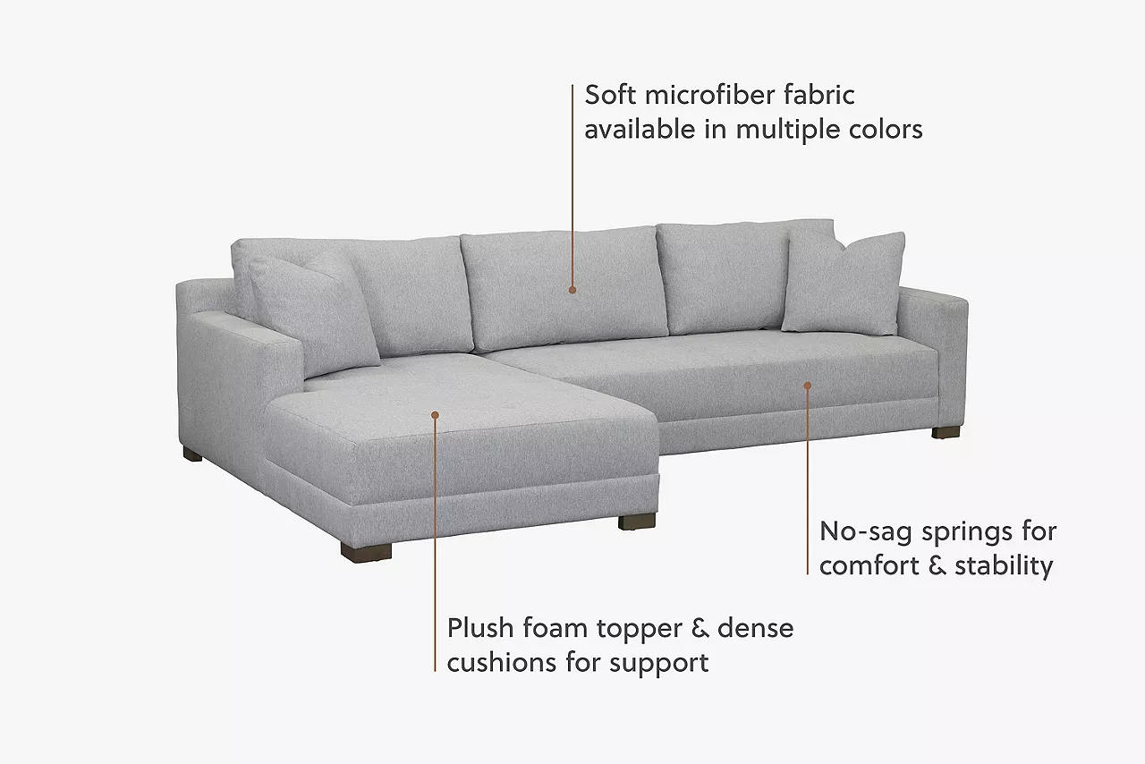 Banks upholstered sectional benefits