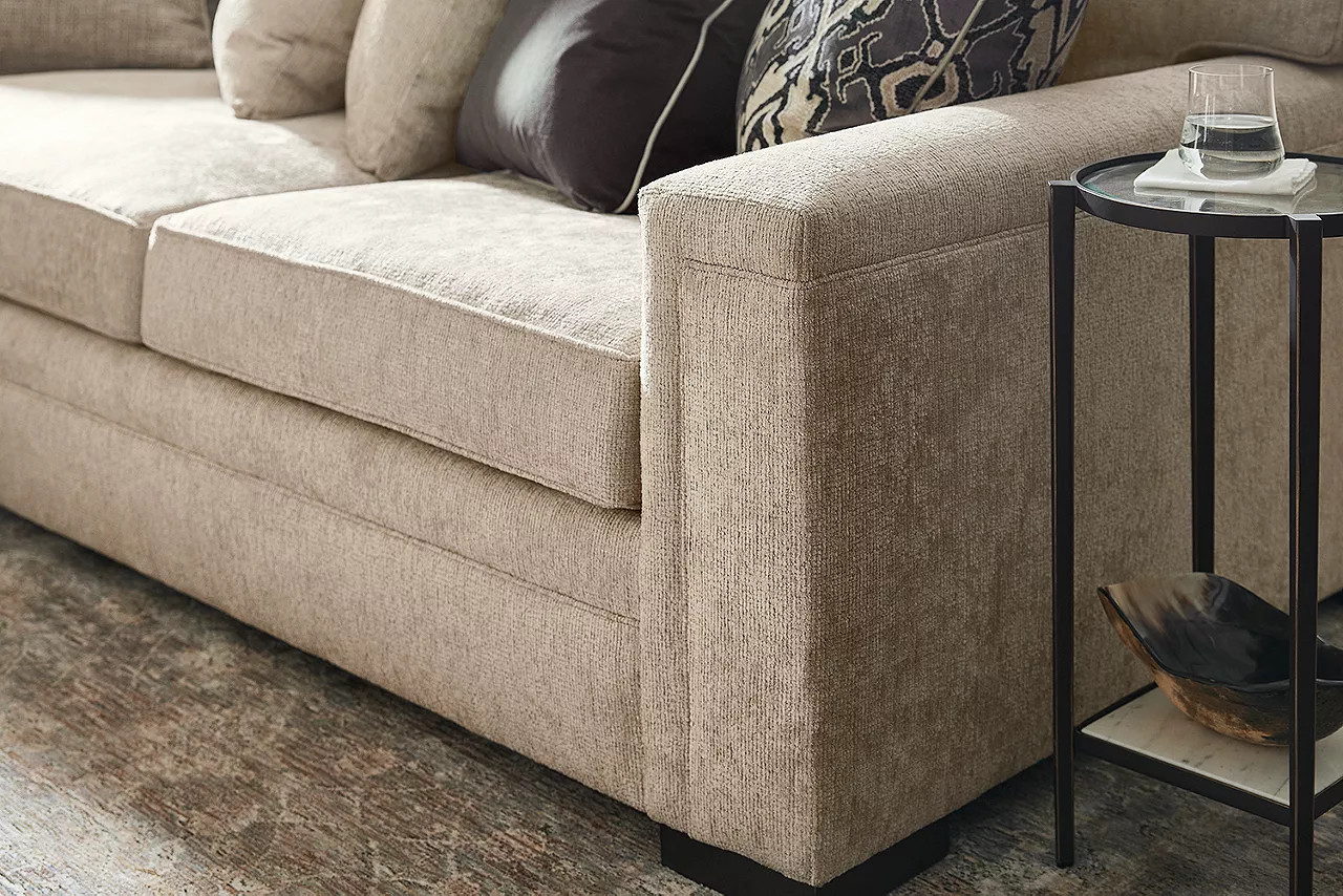 Elizabeth sectional arm detail