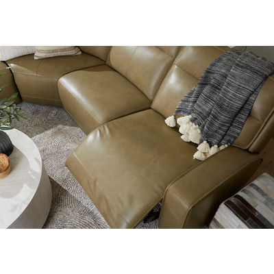 Havertys sectional outlet with recliner