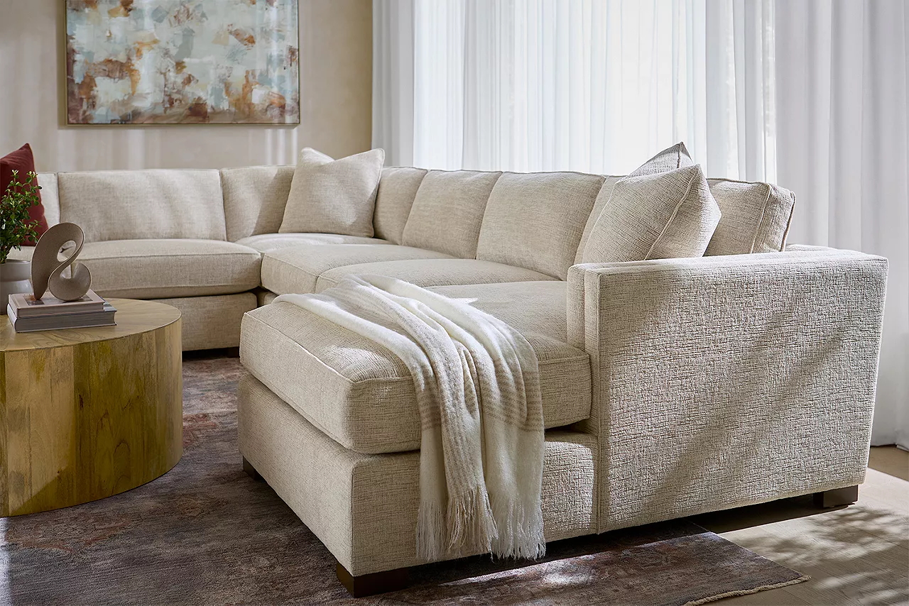 Detail image of Jessie Sectional in a room scene