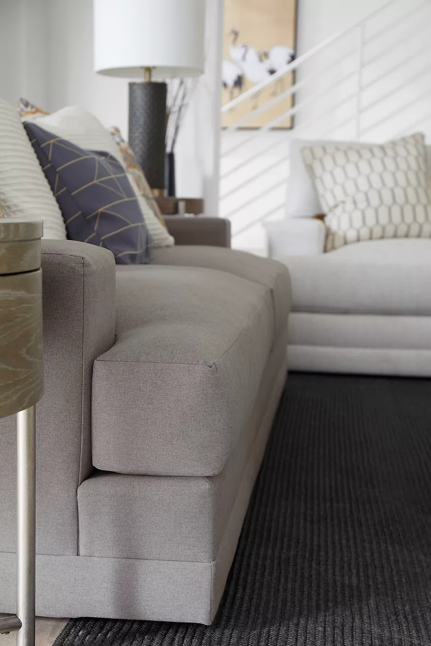 Closeup shot of Audrey sofa