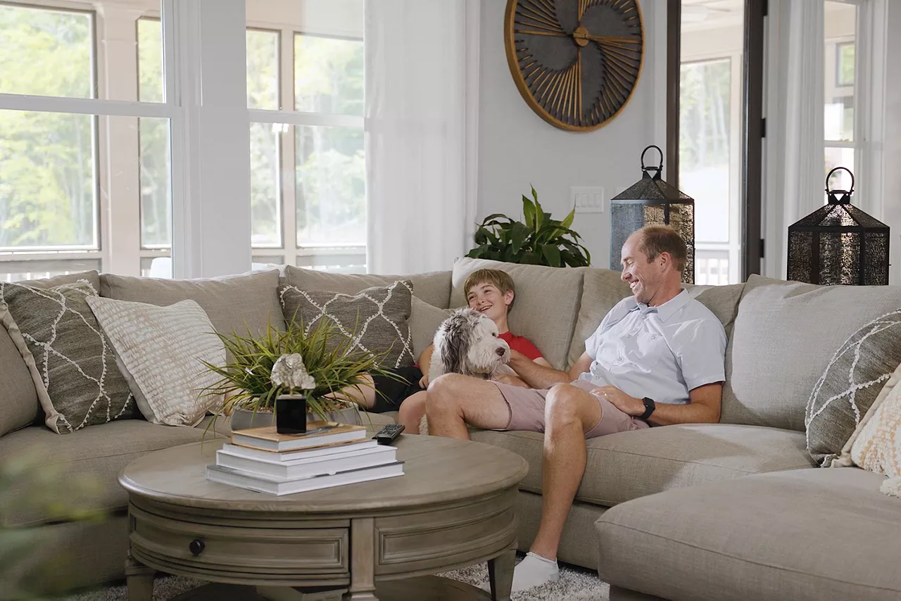 Happy customer on Destination sectional