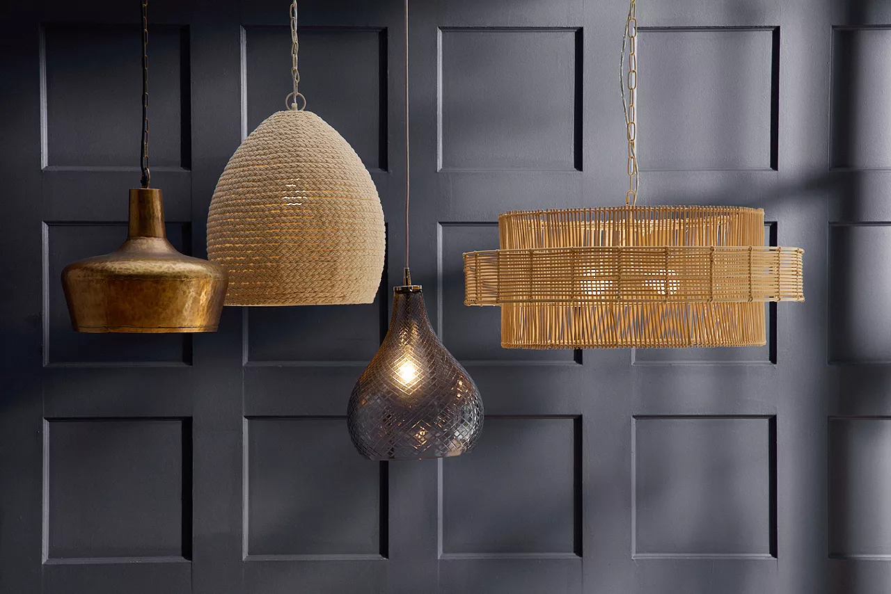 Image of four chandeliers