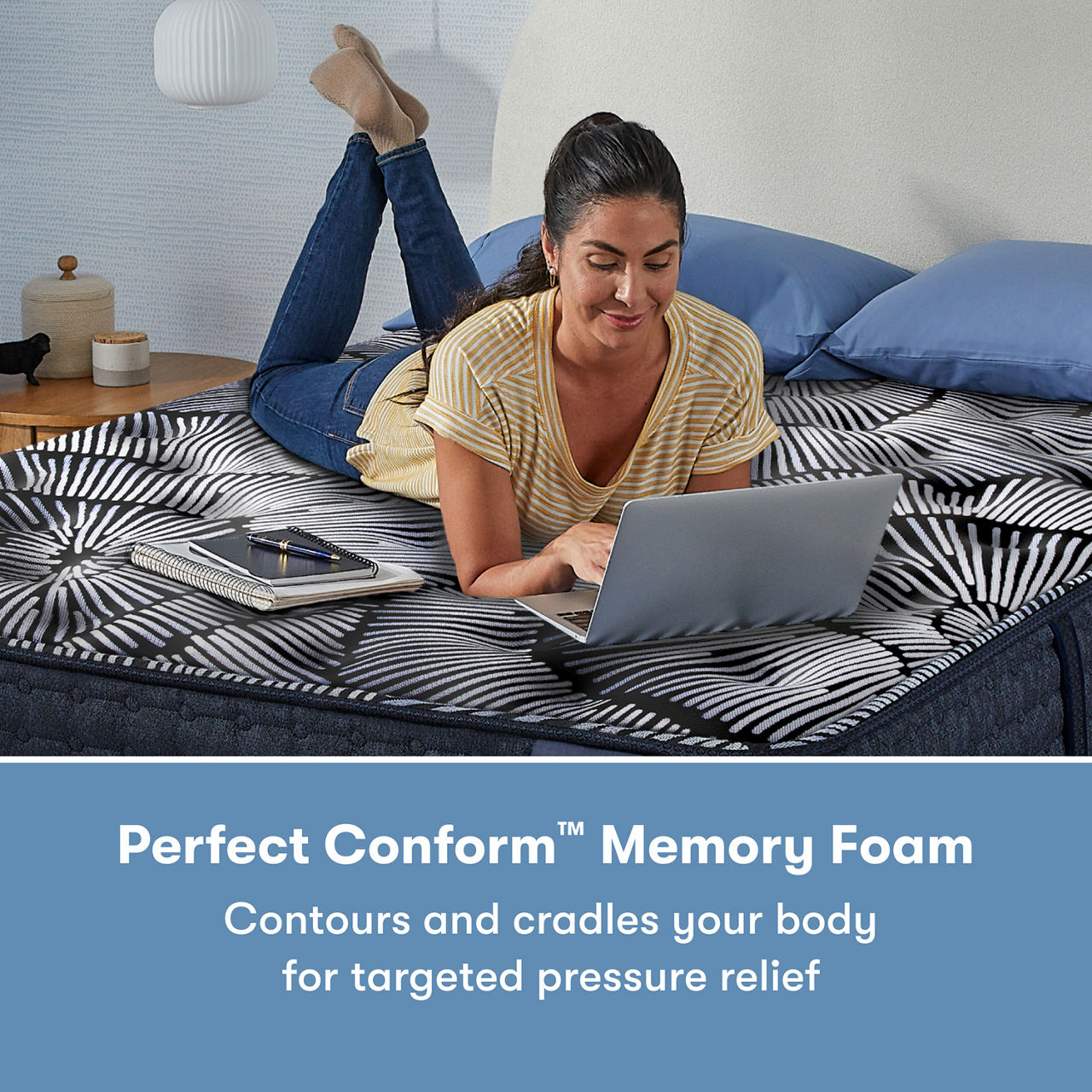 Serta Perfect Sleeper Arctic Copper Memory Foam Kissen übergroß – Kühlender Komfort Für Alle Schlaftypen