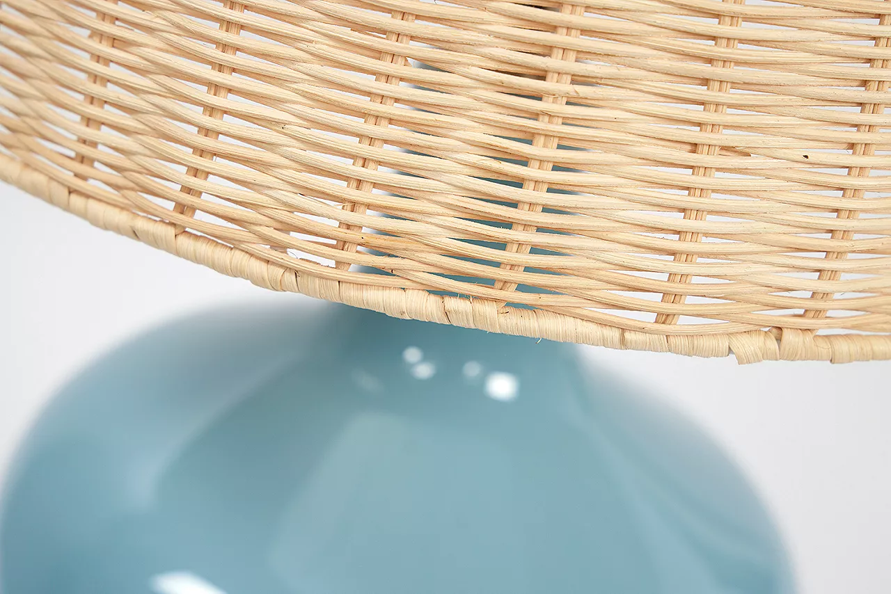 picture of blue custom lamp