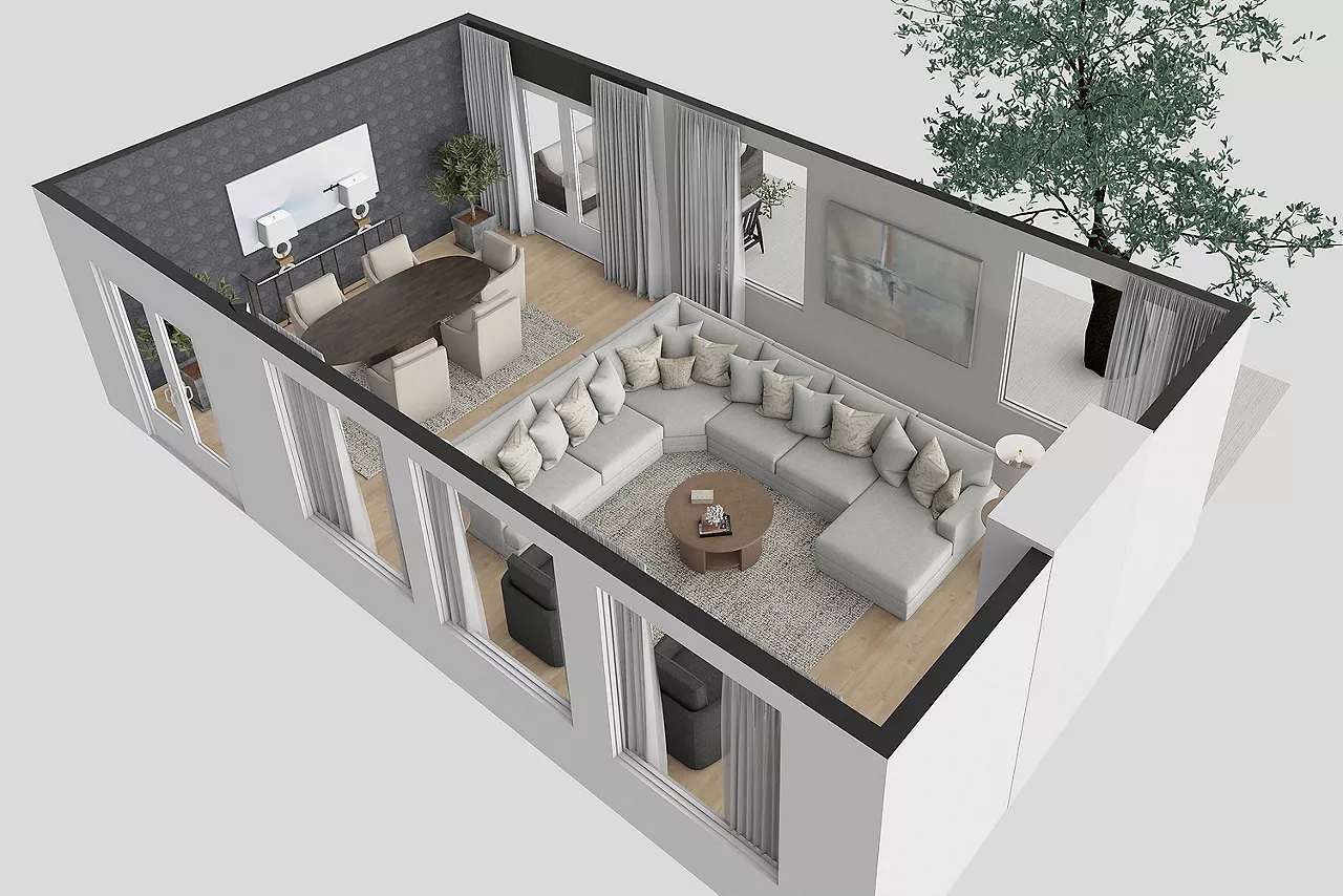 Image of 3D rendering